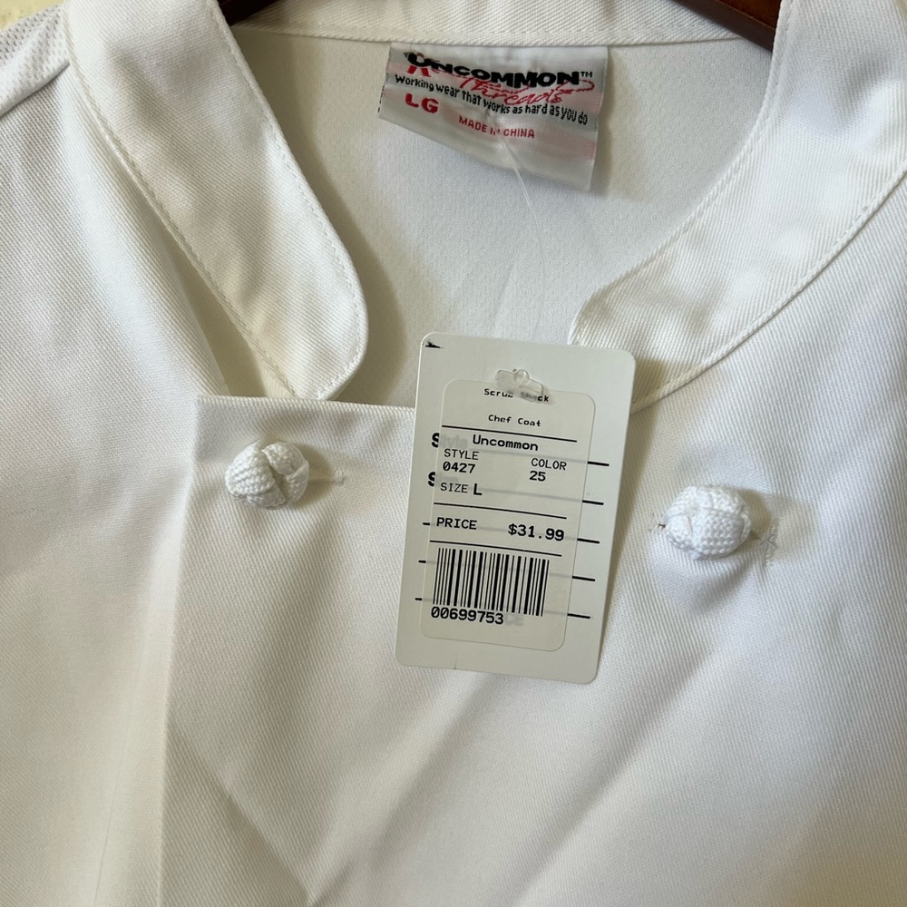 Uncommon Threads White Chef Jacket with Mesh Back - Picture 6 of 8